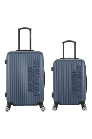 Valise cabine et valise semaine (S/M) Venise - 57/67 cm - Bleu marine