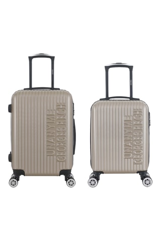 Valise cabine low-cost et valise cabine (S/M) Venise - 47/57 cm - Beige