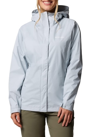 Coupe-vent de trail à capuche Arcadia™ II - Gris clair