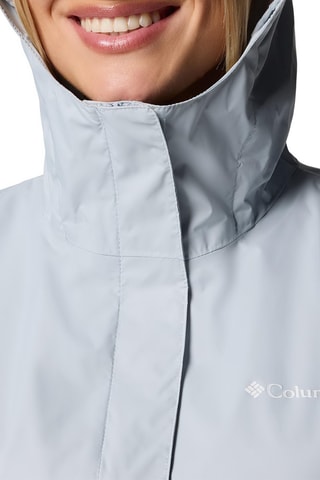 Coupe-vent de trail à capuche Arcadia™ II - Gris clair