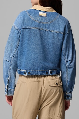 Veste 2-en-1 polaire en jean Acker Rock™ - Bleu cobalt