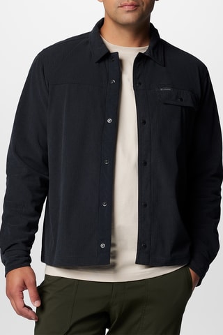Surchemise regular en velours Flare Gun™ - Noir