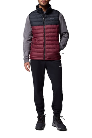 Doudoune de trail sans manches Powder Lite™ II - Rouge et noir