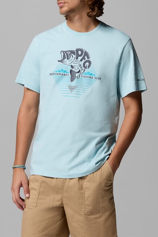 T-shirt regular en coton biologique PFG™ - Bleu