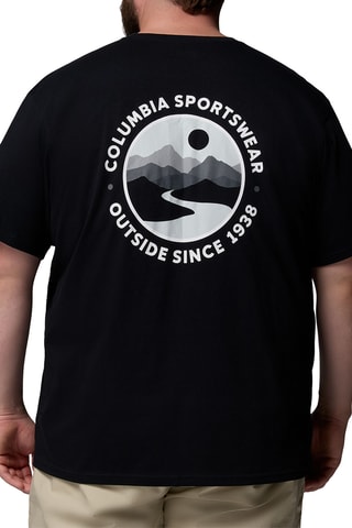 T-shirt regular en coton biologique CSC™ Outdoor - Noir