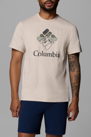 T-shirt regular en coton biologique CSC™ Seasonal - Marron clair