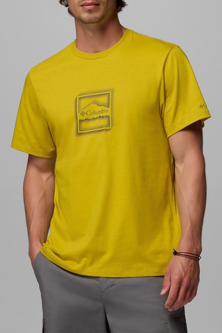 T-shirt regular en coton biologique CSC™ Seasonal - Jaune