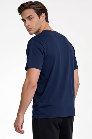 T-shirt regular en coton biologique M Rapid Ridge™ - Bleu marine