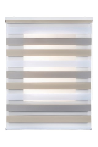 Store jour et nuit Duolux - Blanc et beige