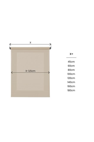 Store enrouleur motorisé tamisant Soft - Beige