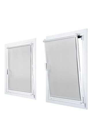 Store opaque Clip & Fix - Blanc