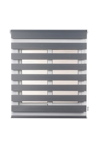Store jour et nuit Clip & Fix - Gris foncé