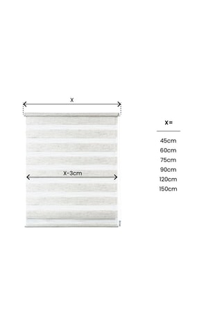 Store jour et nuit Clip & Fix - Ecru