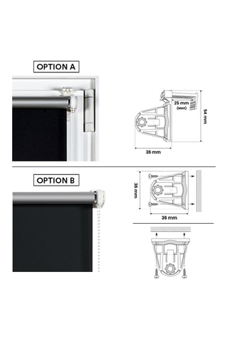 Store opaque Clip & Fix Reflect - Noir