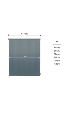 Store opaque Clip & Fix Reflect - Gris foncé