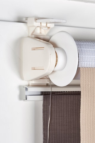 Store jour et nuit Clip & Fix - Gris et beige