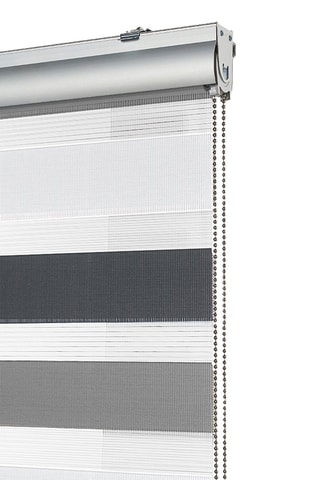 Store jour et nuit Platinum - Blanc et gris
