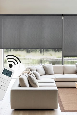 Store électrique Screen Pro Solar - Gris foncé