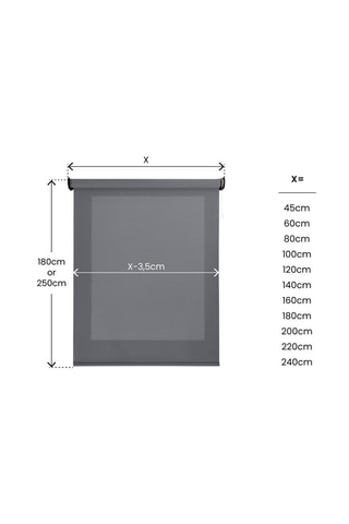 Store électrique Screen Pro Solar - Gris foncé