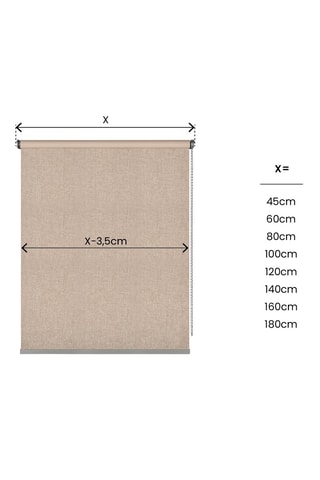 Store enrouleur opaque Dream - Beige