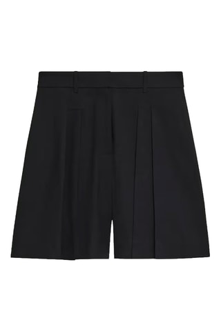 Short en lin - Noir