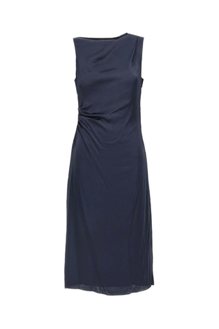 Robe midi - Bleu marine