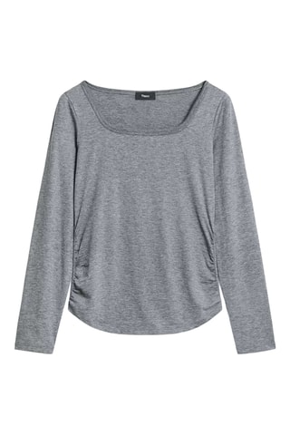 Top - Gris chiné