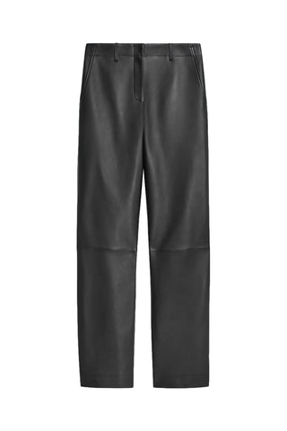 Pantalon en cuir - Noir