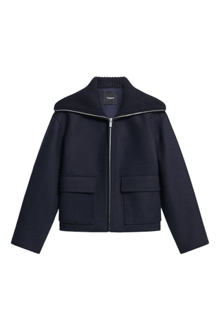 Veste en laine - Bleu marine