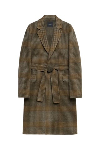 Manteau en laine et cachemire - Marron