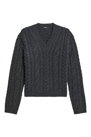 Pull en laine et cachemire - Gris foncé