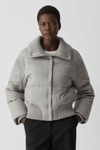 Veste en laine - Gris clair