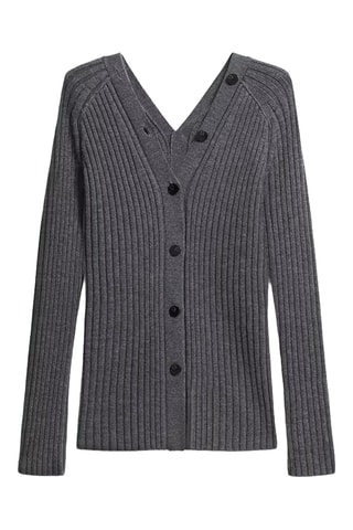 Gilet en mérinos - Gris foncé