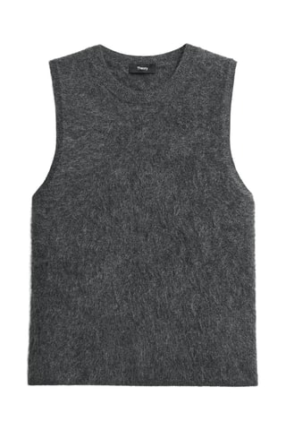 Pull sans manches en cachemire - Gris foncé