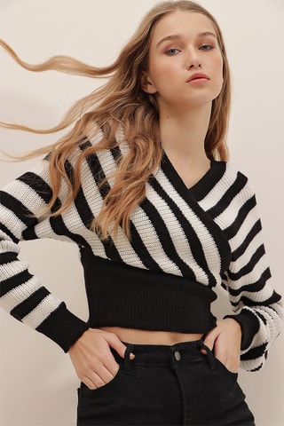Crop top regular - Noir