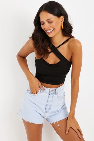 Crop top - Noir