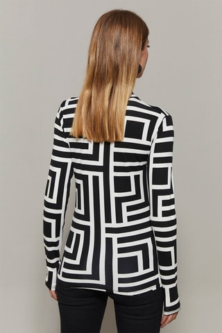 Top - Blanc et noir