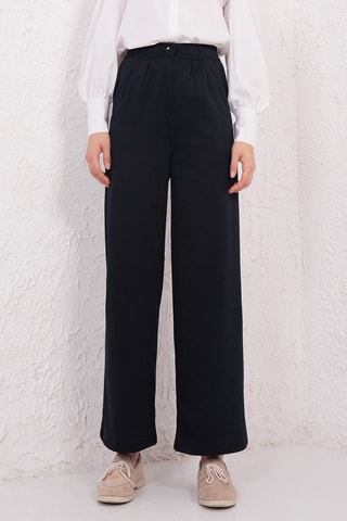 Pantalon palazzo - Bleu