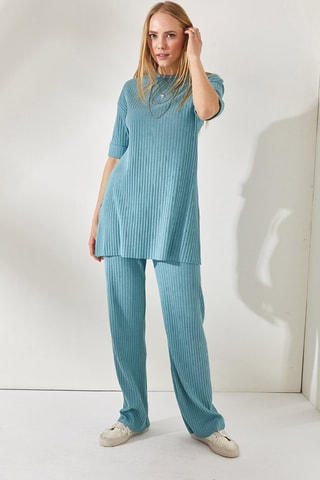 Tunique et pantalon - Bleu