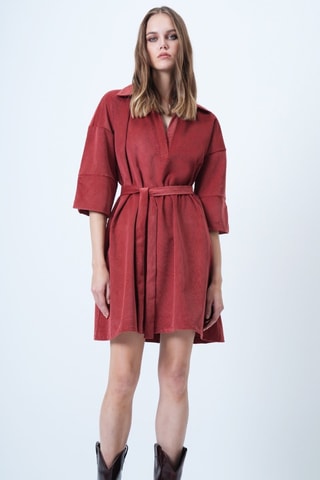 Robe droite - Rouge