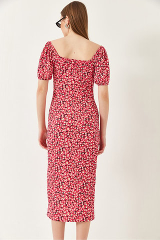 Robe midi - Rose