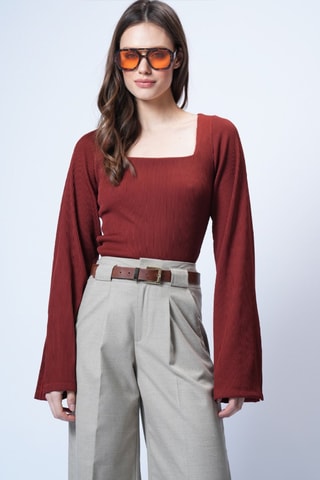 Top - Grenat - Orange