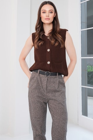 Gilet sans manches - Marron