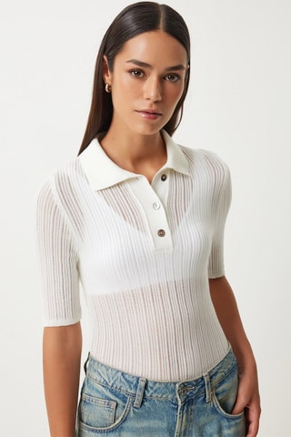 Polo - Blanc