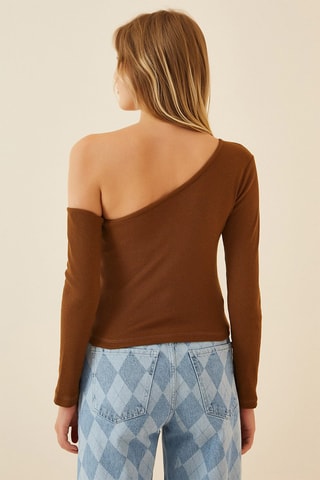 Top slim - Marron