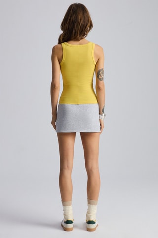 Débardeur en coton biologique - Jaune