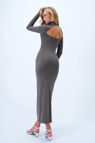 Robe longue - Gris