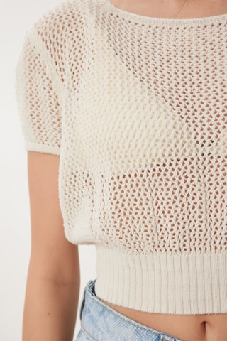 Crop top - Beige