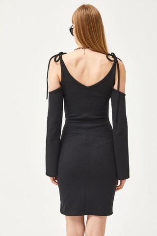 Robe fourreau - Noir