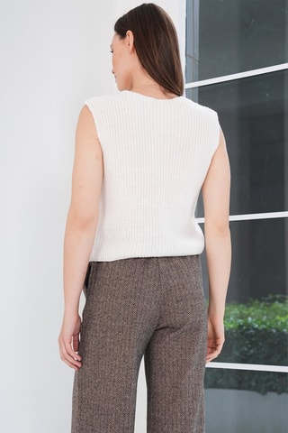 Gilet sans manches - Blanc